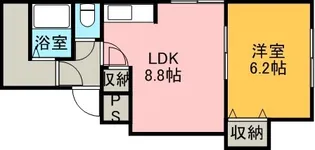 アイアール麻生Ⅴ【202号室】の間取り