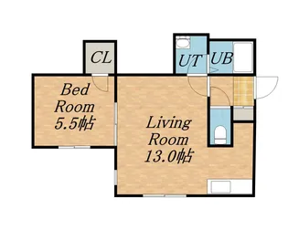 ノーマルヒル本町【105号室】の間取り