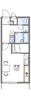 1Kの間取り画像