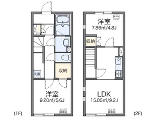 レオネクストハピネス3号館【101号室】の間取り