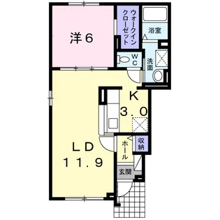 ヴューテラスⅡ【1階】の間取り