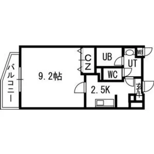 スカイヒルズN15【01302号室】の間取り