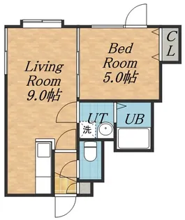 ケントハウスⅢ【206号室】の間取り