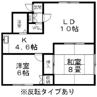 HOKUEI2【3号室】の間取り