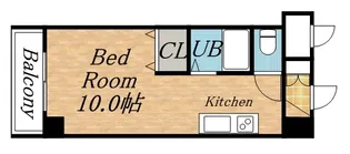 メゾンクレスト元町【105号室】の間取り