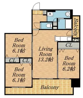 アコード23【8階】の間取り