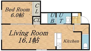 プレアデス【1階】の間取り