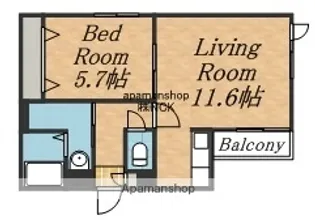 モンテリンク4315【3階】の間取り