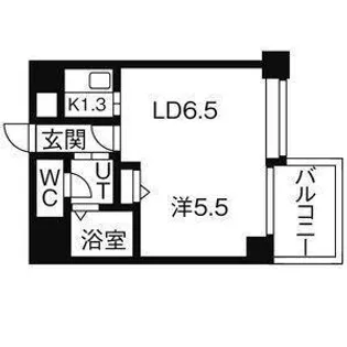 ハウスオブリザ菊水弐番館【102号室】の間取り