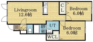 ルミエール新道東駅【1階】の間取り