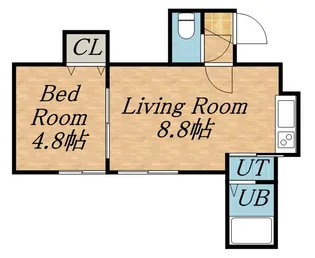メゾン入山【201号室】の間取り
