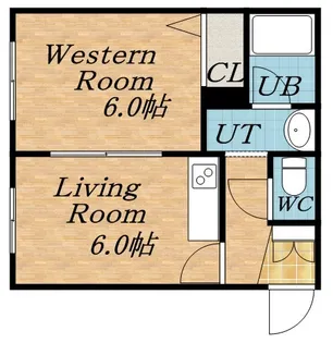 ジョンスノーハウス【2階】の間取り