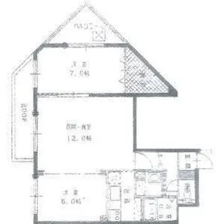 カーム北18条【401号室】の間取り