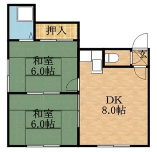 マクセル35 100【1号室】の間取り