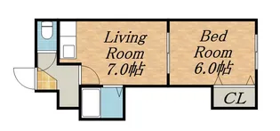 センチュリー元町【0408号室】の間取り