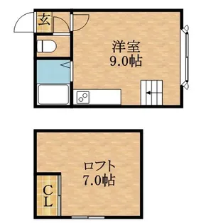 トアアルディN31【2階】の間取り