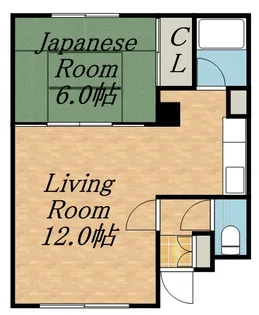 コーポ桑島【202号室】の間取り