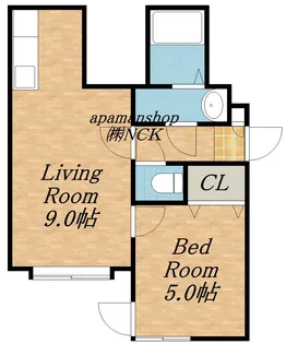 MOCHA【207号室】の間取り