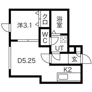 トレジャーキャッスル伍番館【2階】の間取り