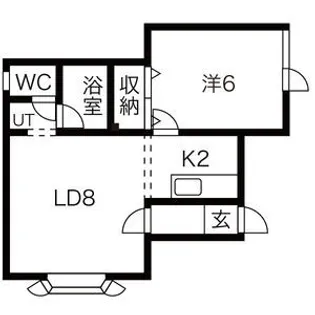 ドエル元町【101号室】の間取り