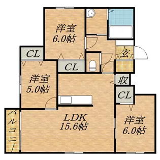プレジール【4階】の間取り