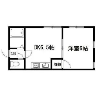 キラメック栄町3号館【101号室】の間取り