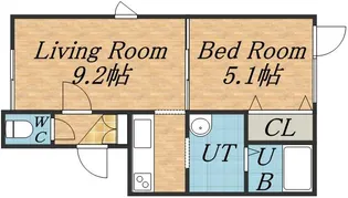 ロワール伏古ーII【103号室】の間取り