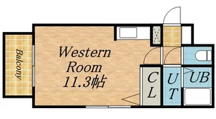 1Rの間取り画像
