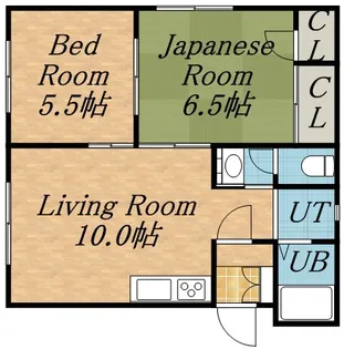 セントラルマンション【4階】の間取り