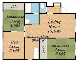 パレーシャル三和【1階】の間取り