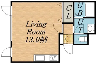 N18B・D【0203号室】の間取り