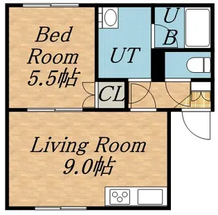 スワンハイツ【3階】の間取り