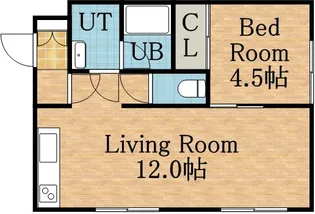 LE GRAND BLEU 元町(ラグランブルー元町)【3階】の間取り