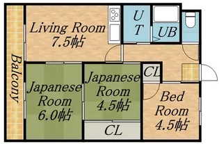 コルメナ元町【3階】の間取り