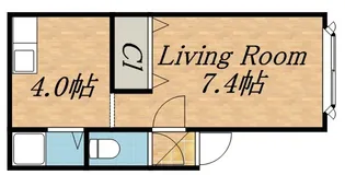 ソシアルコート【202号室】の間取り