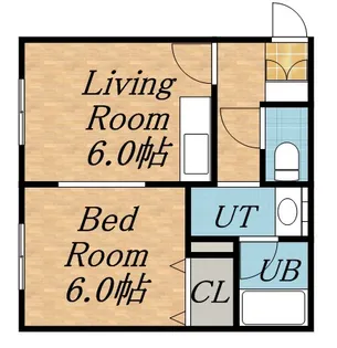 ルミエール北光【0406号室】の間取り