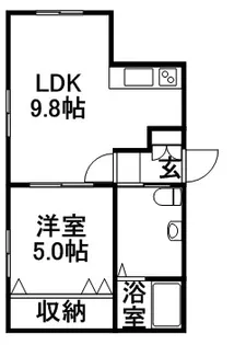 リースクエア21【2階】の間取り