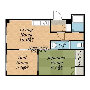 セントラルマンション【4階】の間取り