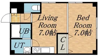 パレスOZ【1階】の間取り