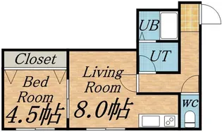 ピエールドロンサール【2階】の間取り