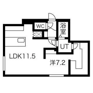 レブニーズ ザ・レジデンス N21【3階】の間取り