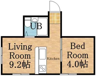 田面ハイツ【203号室】の間取り