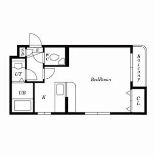 ノースコートN17【401号室号室】の間取り
