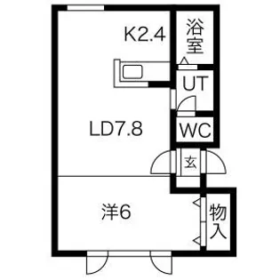 イーストステージU【3階】の間取り