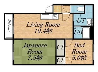 大友パークマンション【302号室】の間取り