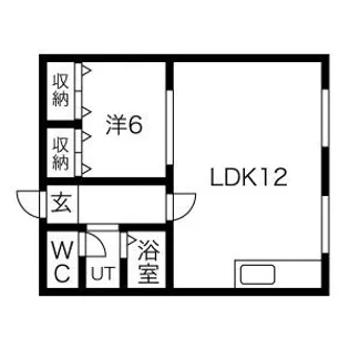 N14 HOMARE【201号室】の間取り