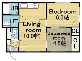 クリスタルハイツ栄町【4階】の間取り