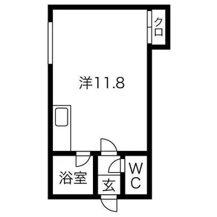 パークサイドN20【1階】の間取り