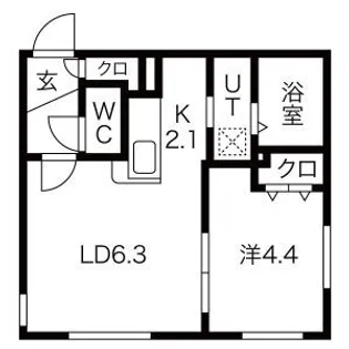 COLORE N15W1【2階】の間取り