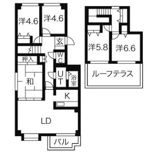 第2エクセルナガタ【4階】の間取り